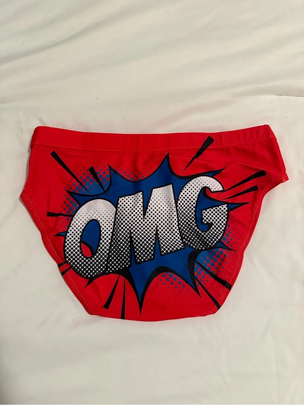 Men’s 30-34” Speedo Red Swim Briefs